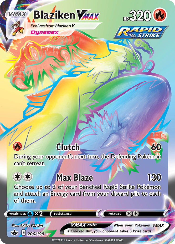 Blaziken VMAX card