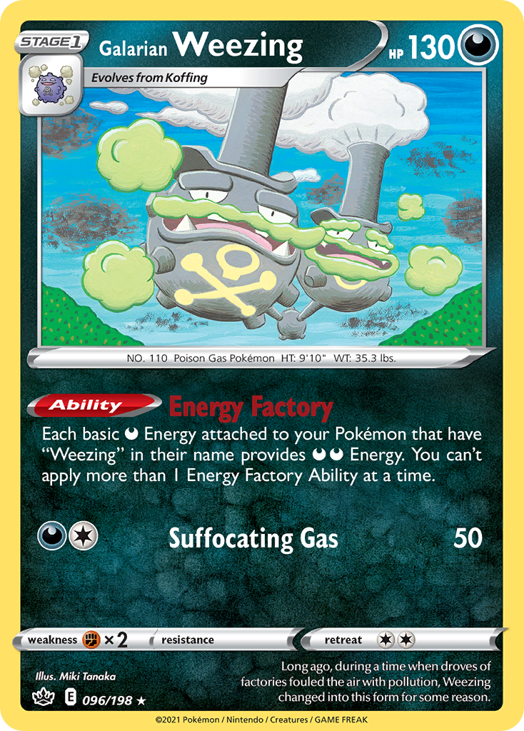 Galarian Weezing card