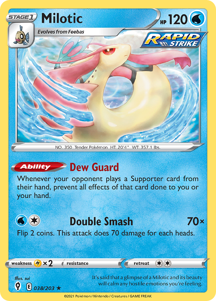 Milotic card