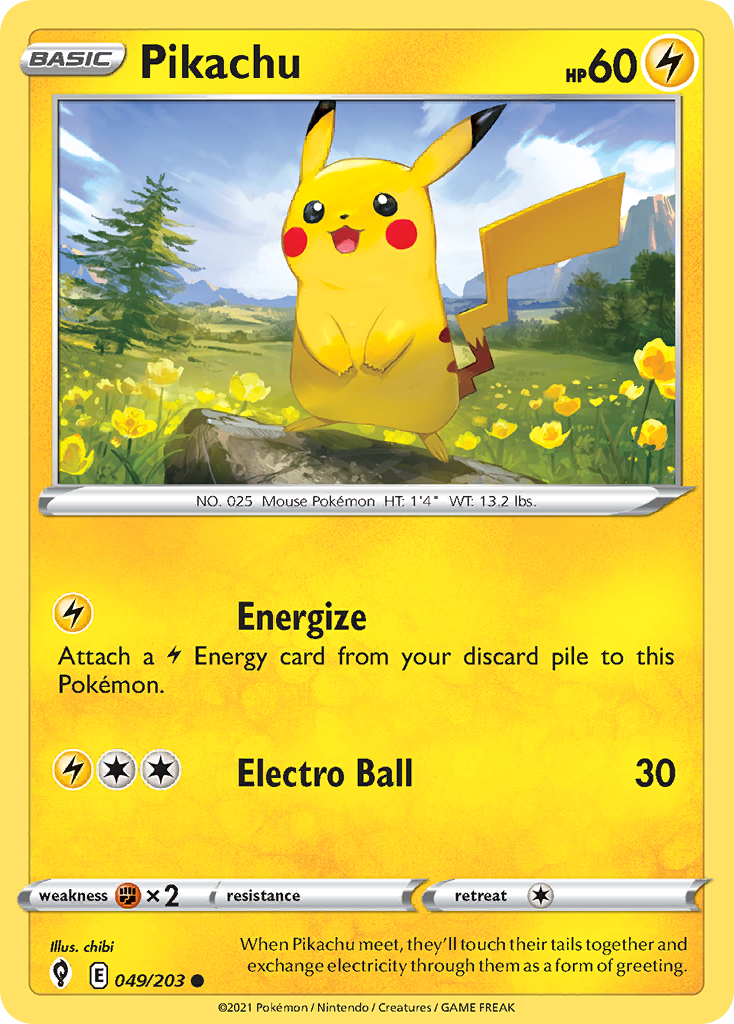 Pikachu card