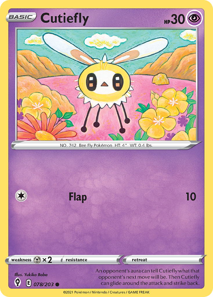 Cutiefly card