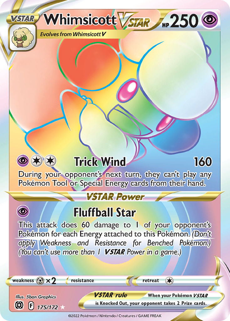 Whimsicott VSTAR card