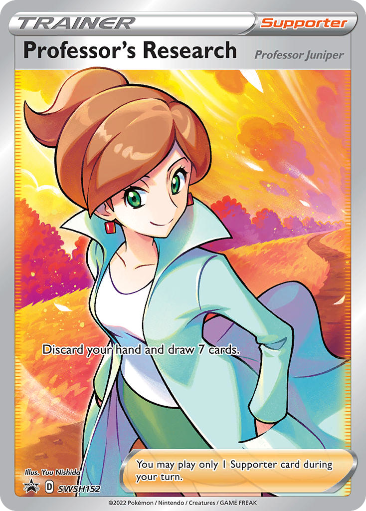 Professor's Research card