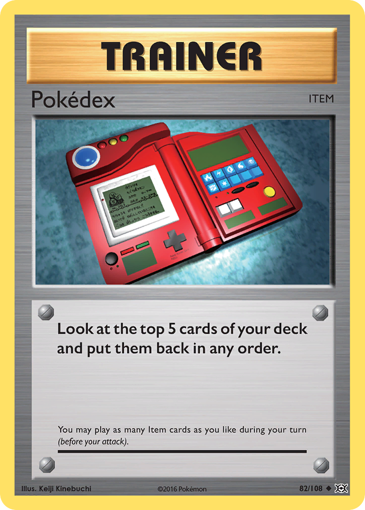 Pokédex card