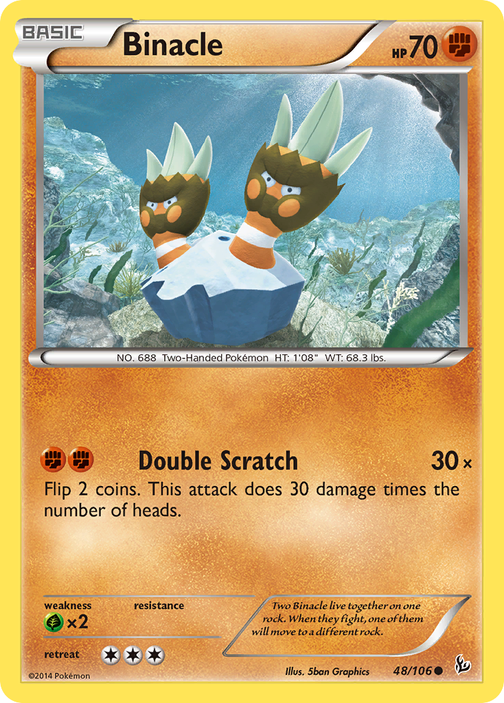 Binacle card