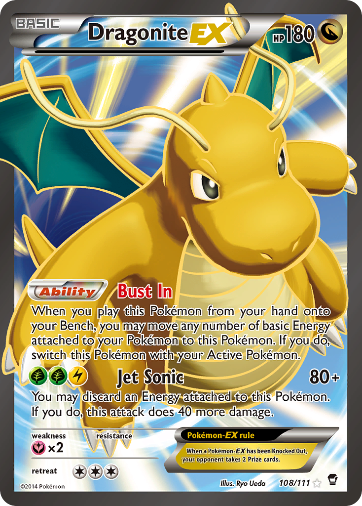 Dragonite-EX card