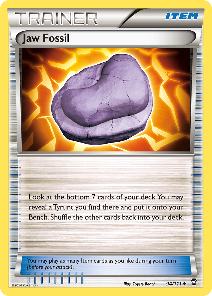 Jaw Fossil card