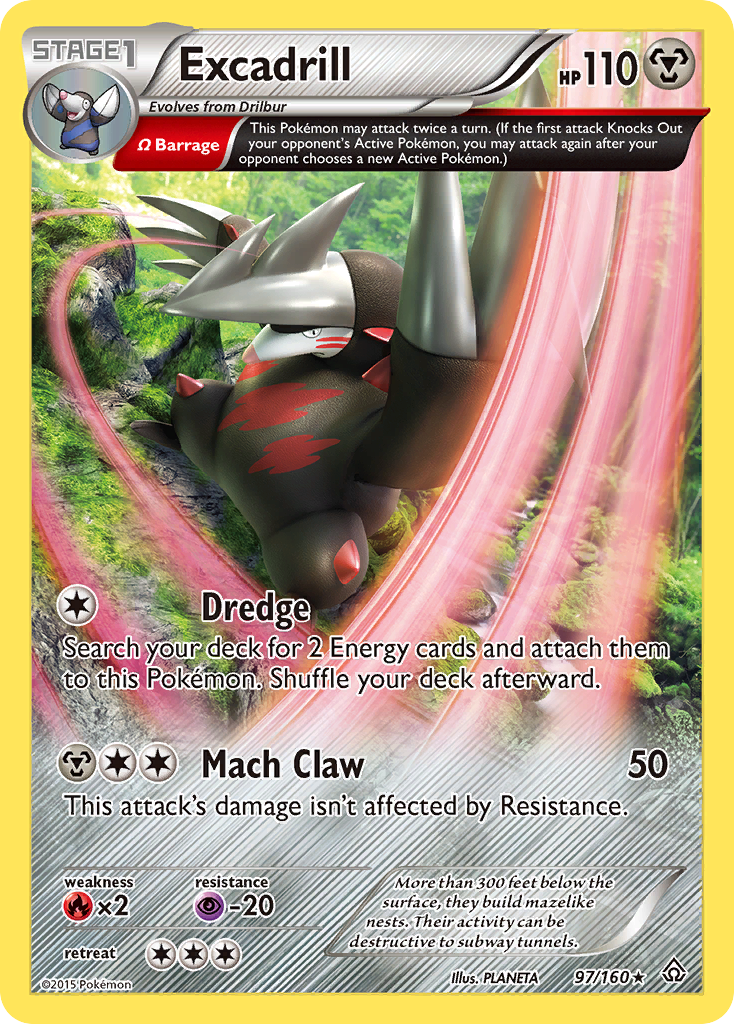 Excadrill card
