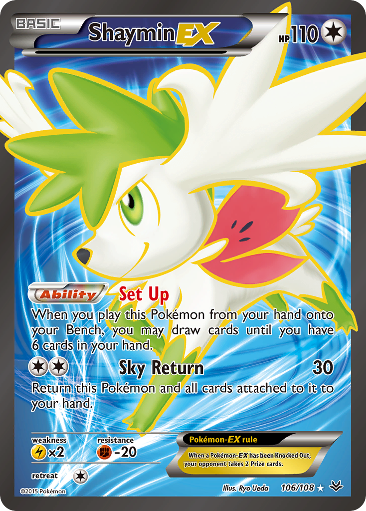 Shaymin-EX card