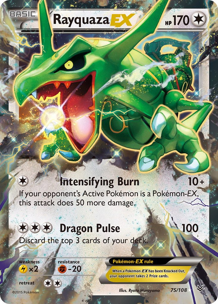 Rayquaza-EX card