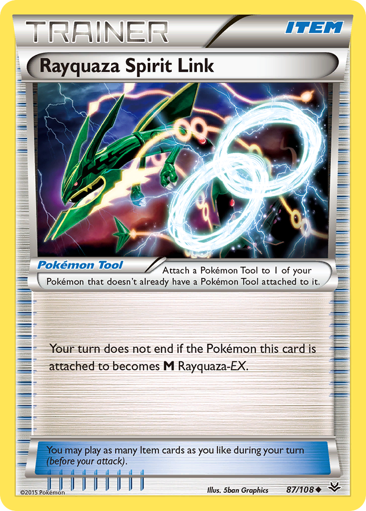 Rayquaza Spirit Link card