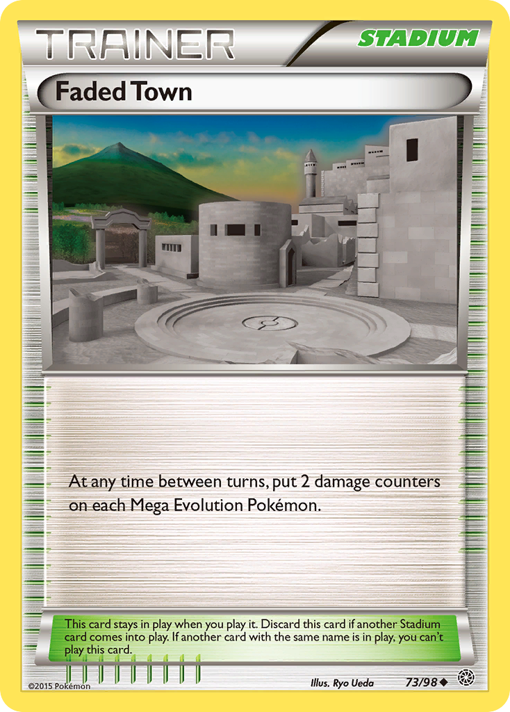 Faded Town card