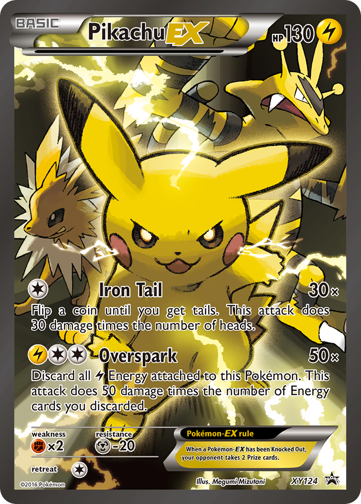 Pikachu-EX card