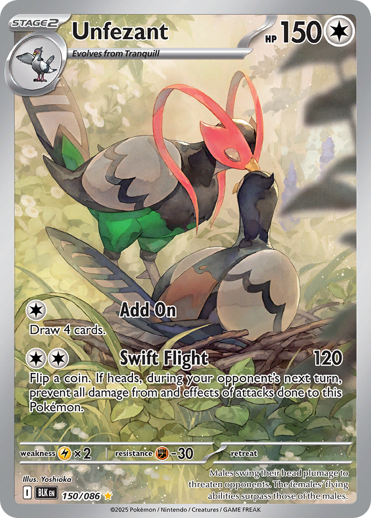 Unfezant card