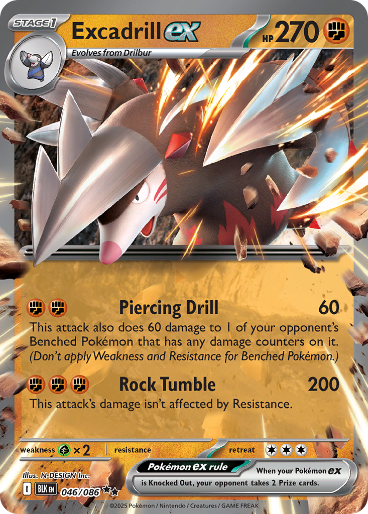 Excadrill ex card