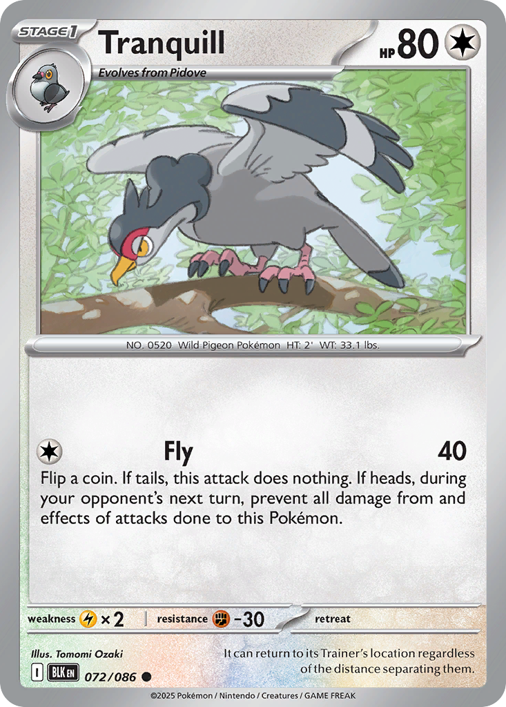 Tranquill card